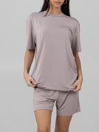 Women's Plus Size Loose Casual Summer Short-sleeved Home Wear Suit
